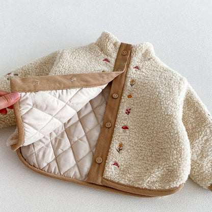 【BABY&KID】きのこ刺繍ワンピース、ロングパンツ、アウター、、トップスSK108115