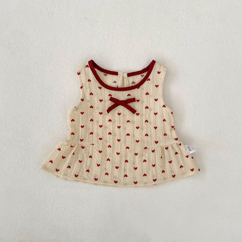 【BABY&KID】夏新作ハートセットアップSK105414