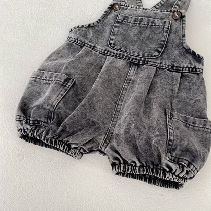 【BABY】夏新作　レトロデニムサロペット、ＴシャツSK081312