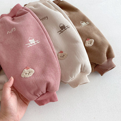 【BABY&KID】冬新作らくがき風あったかパンツSK103027