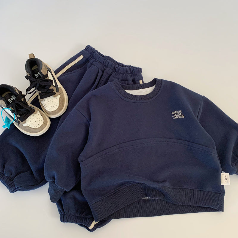 【BABY&KID】シンプルスタイルセットアップSK100522