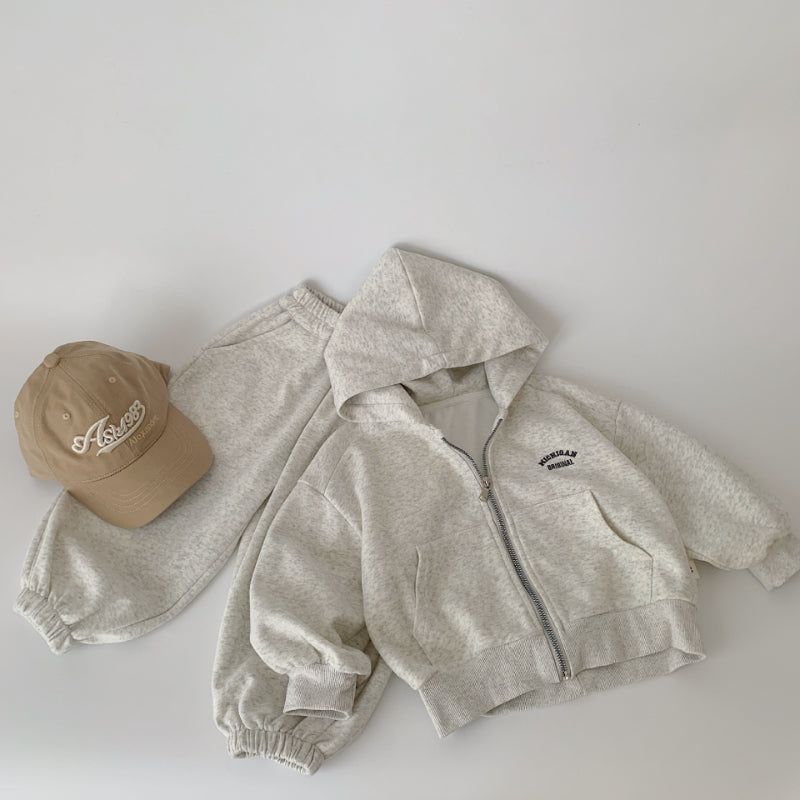 【BABY&KID】無地カジュアルセットアップSK100521