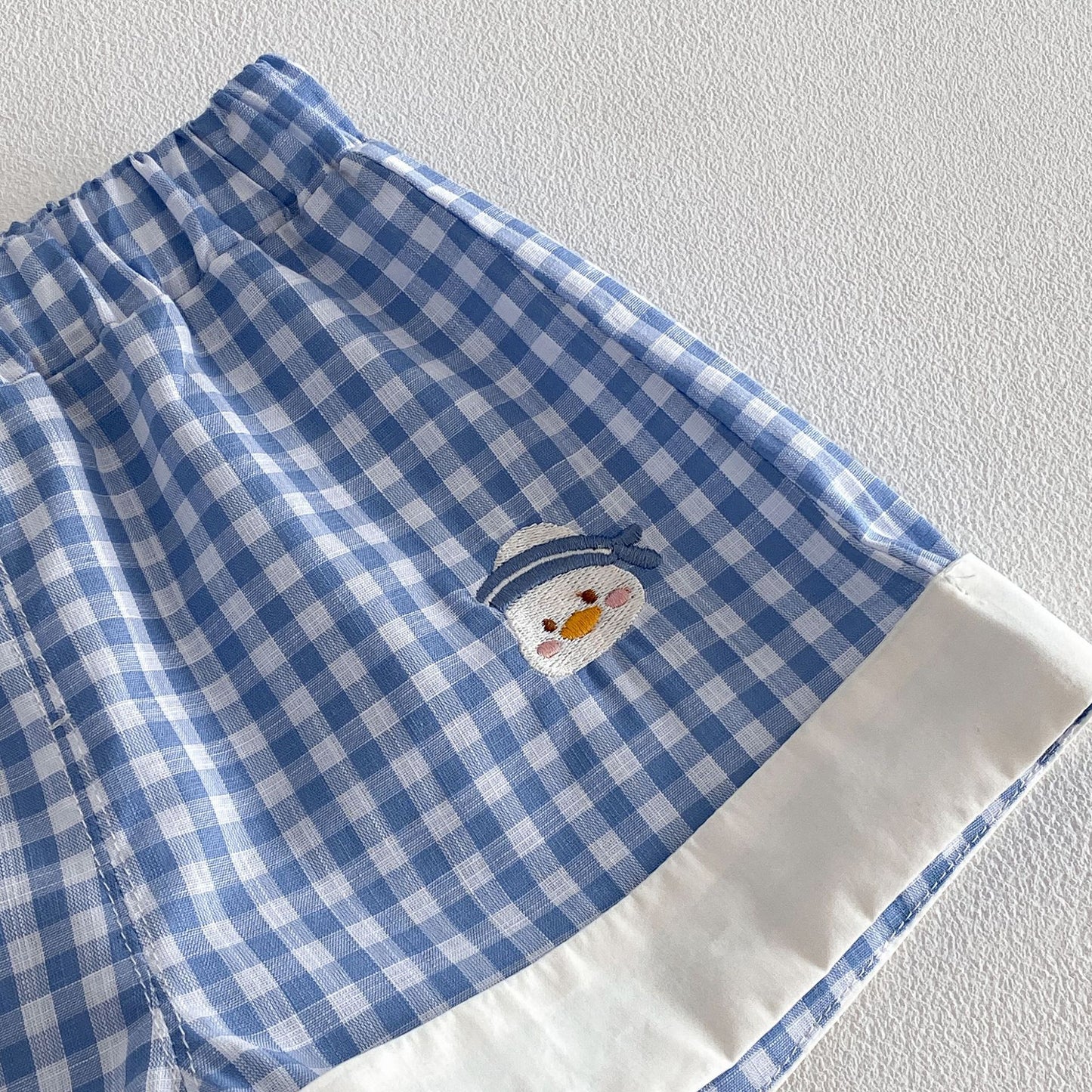 【BABY&KID】夏新作 カートゥーン丸襟Tシャツ、ショートパンツSK105114