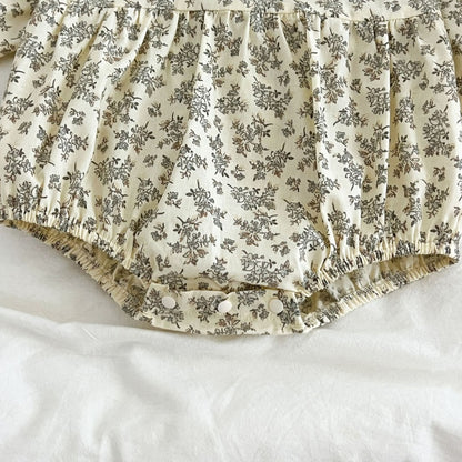 【BABY&KID】丸襟小花柄ロンパース、ワンピースSK107918