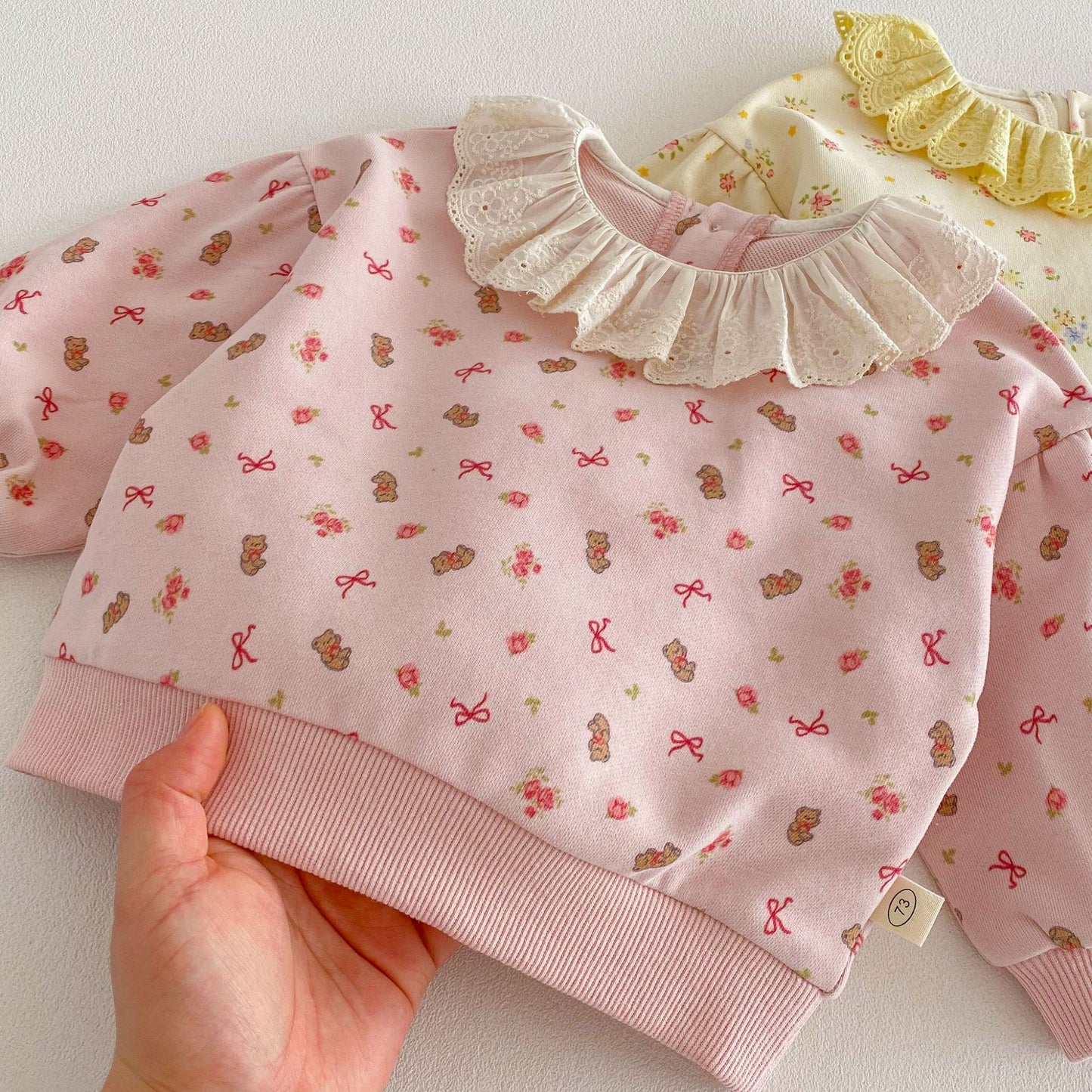 【BABY&KID】総柄ベアプリントプルオーバーSK103519
