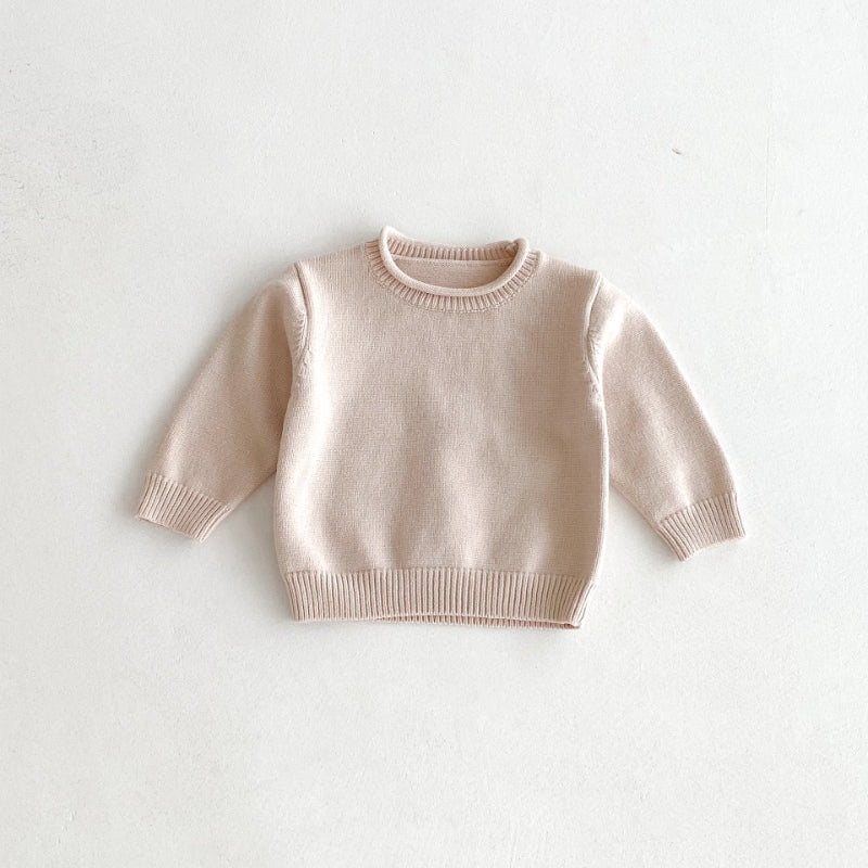 【BABY&KID】クルーネック無地セーターSK092926