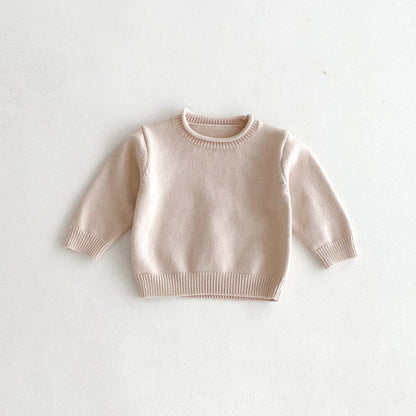 【BABY&KID】クルーネック無地セーターSK092926