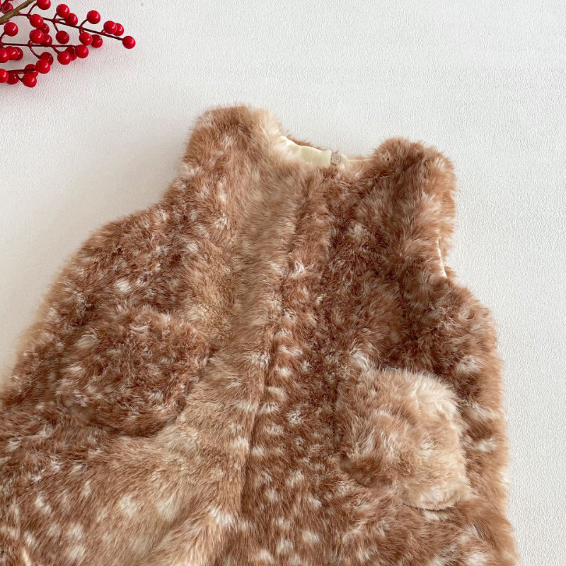 【BABY&KID】冬新作かわいいトナカイあったかカバーオール、フード付きアウターSK103021