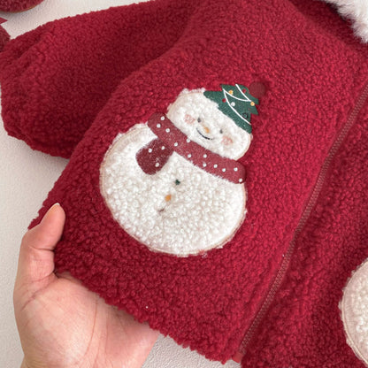 【BABY&KID】冬新作ゆきだるまあったかアウターSK103030