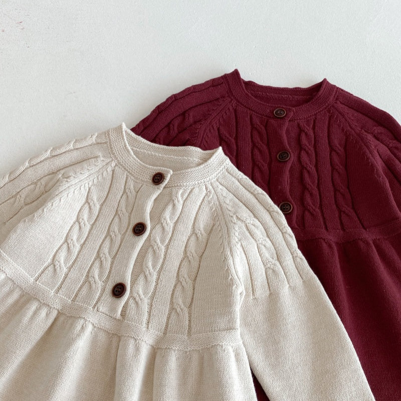 【BABY&KID】シンプルニットワンピースSK092713