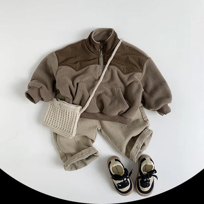 【BABY&KID】冬新作シンプルボアプルオーバーSK11344