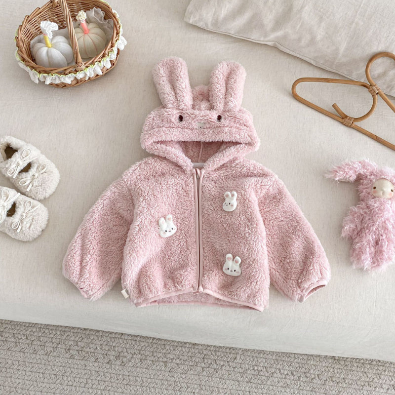 【BABY&KID】冬新作両面ボアフードジャケットSK102526