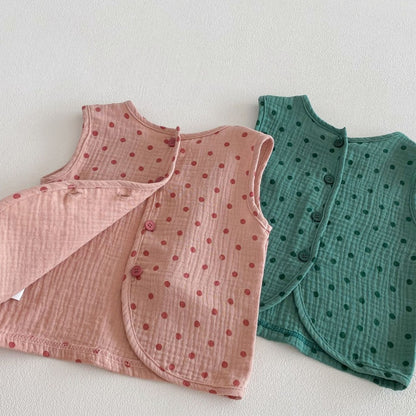 【BABY&KID】夏新作シンプルドットセットアップSK104620