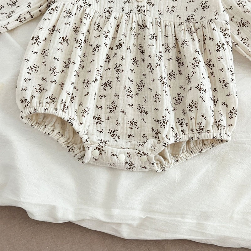 【BABY&KID】コットン小花柄ロンパース、ワンピースSK107919