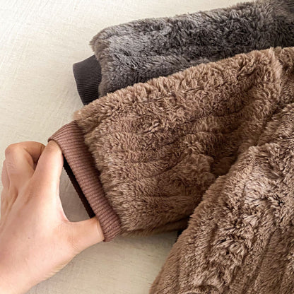 【BABY】うさぎファー風フード裏起毛カバーオールSK102917