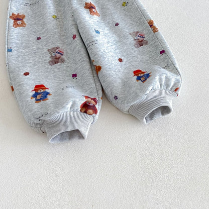 【BABY&KID】くまカートゥーンセットアップSK106610
