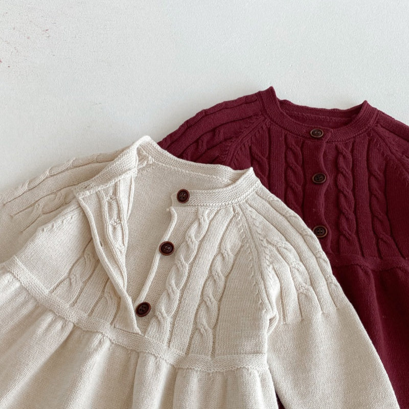 【BABY&KID】シンプルニットワンピースSK092713