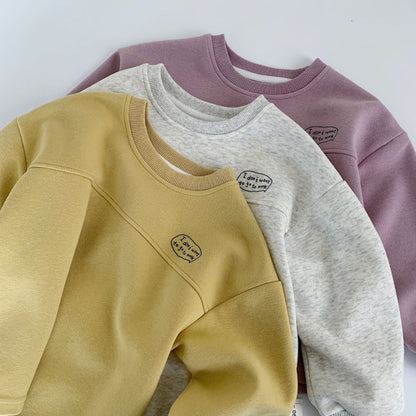 【BABY&KID】小鼠チーズプリントスウェットシャツSK100533