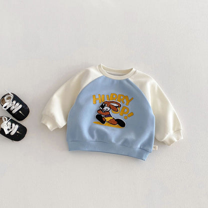 【BABY&KID】タオル刺繍カートゥーンスウェットSK103505