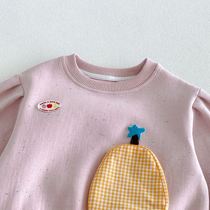 【BABY&KID】ワッペントレーナー、スウェットパンツSK107215