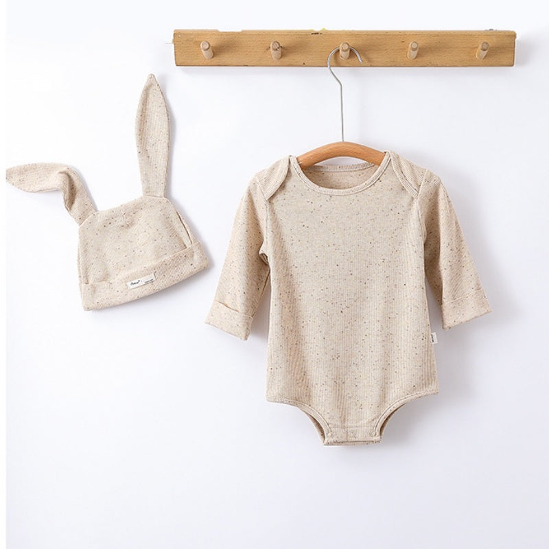 【BABY】無地ロンパース、カバーオール、帽子SK101327