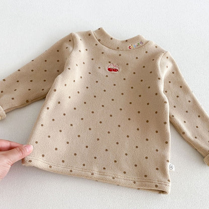 【BABY&KID】刺繍さくらんぼトップスSK108104