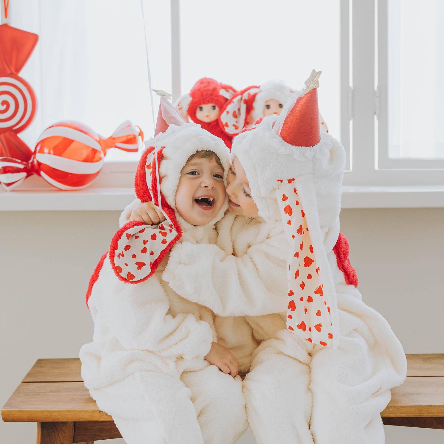 【BABY】うさぎデザインもこもこカバーオールSK102814