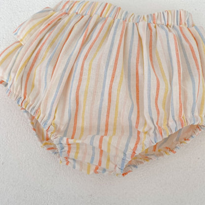 【BABY&KID】夏新作 カラフルストライプセットアップSK104925