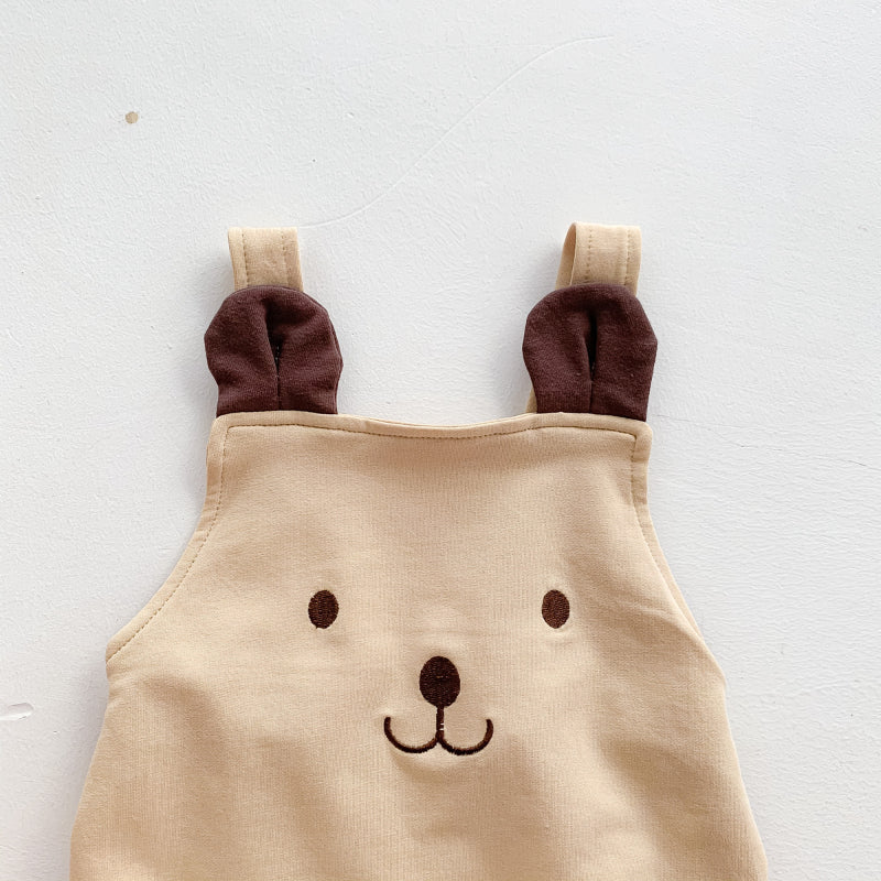 【BABY】夏新作 かわいいクマのロンパース&帽子SK081710