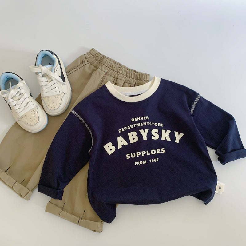 【BABY&KID】韓国風英字TシャツSK100519