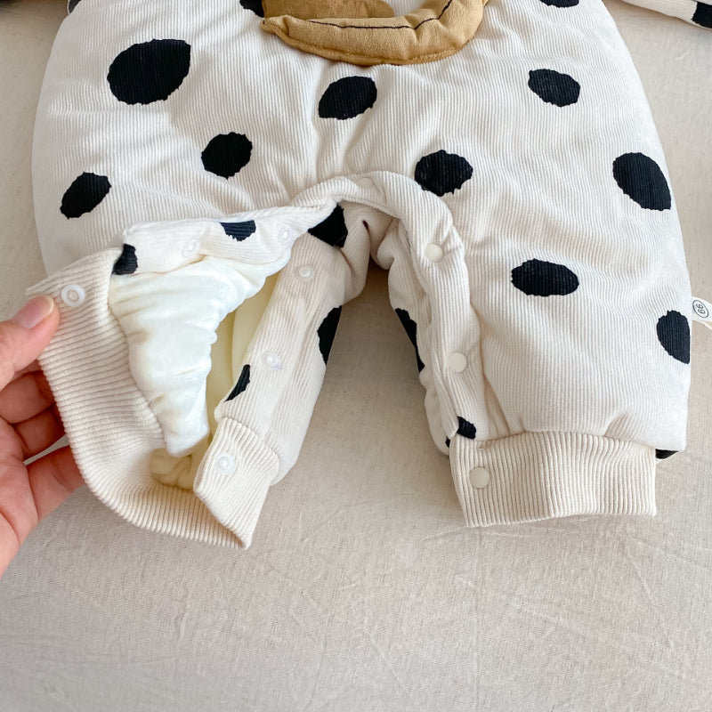 【BABY】ベアキルティングドットカバーオールSK102921