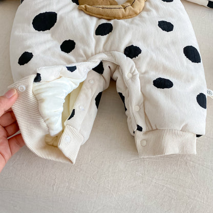 【BABY】ベアキルティングドットカバーオールSK102921