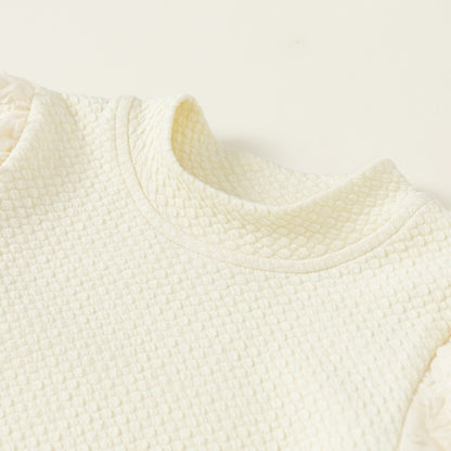 【BABY&KID】シャネル風ジャンパースカート＆パフスリーブブラウスSK101841