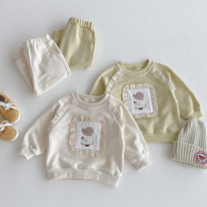 【BABY&KID】レースフリルセットアップSK092715