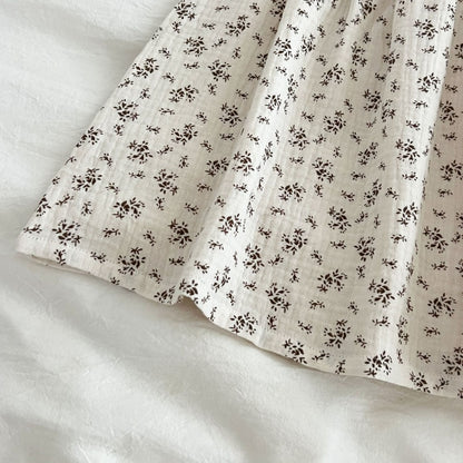 【BABY&KID】コットン小花柄ロンパース、ワンピースSK107919