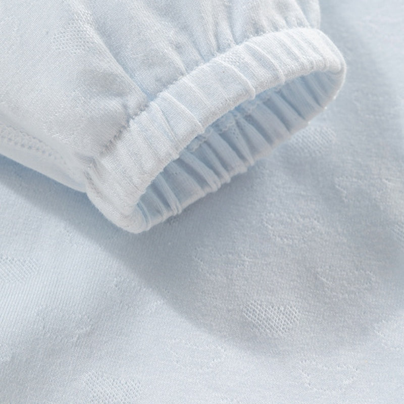 【BABY】北欧風ラウンドネックジャカードカバーオールSK104414