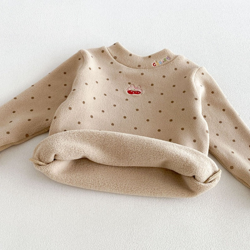 【BABY&KID】刺繍さくらんぼトップスSK108104