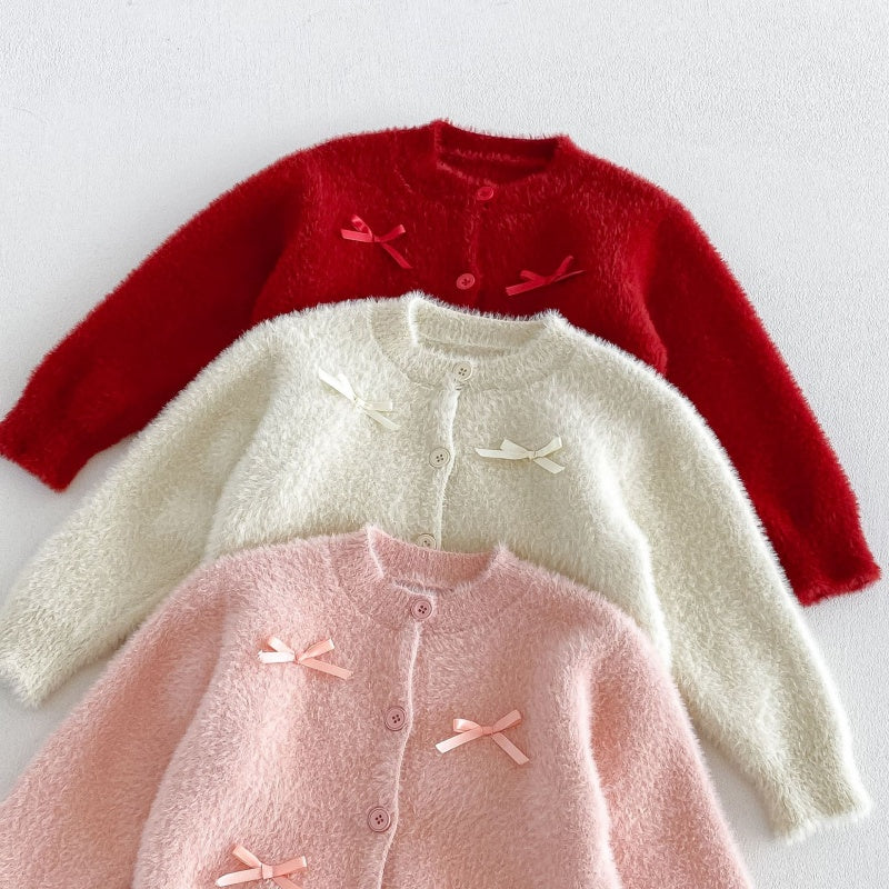【BABY&KID】蝶結びニットカーディガンSK108106