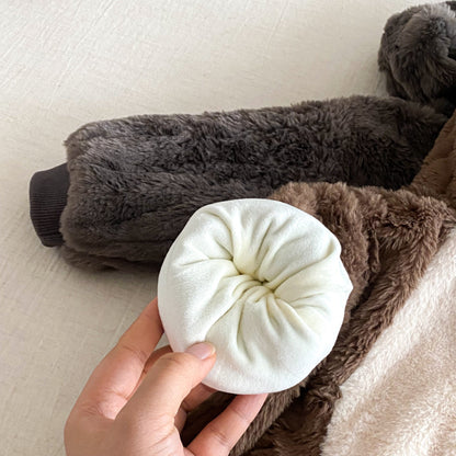 【BABY】うさぎファー風フード裏起毛カバーオールSK102917