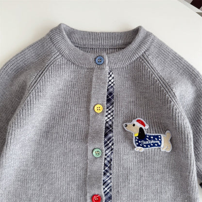 【BABY】ダックスフンドニットカバーオールSK106704