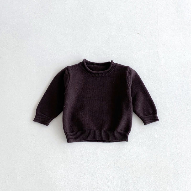 【BABY&KID】クルーネック無地セーターSK092926