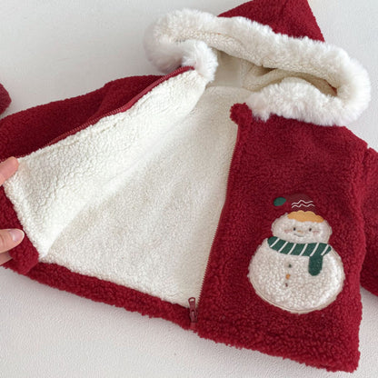 【BABY&KID】冬新作ゆきだるまあったかアウターSK103030