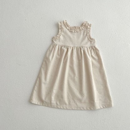 【姉妹服】夏新作 フリル袖ノースリーブロンパース、ワンピースSK081619