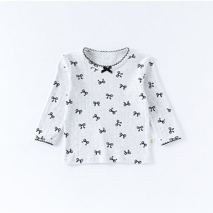 【BABY&KID】北欧風ハート、蝶結びセットアップSK101331