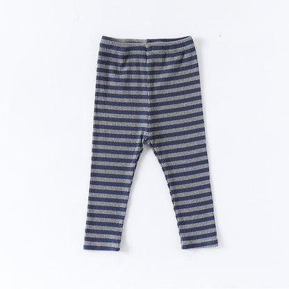 【BABY&KID】北欧風長袖ボーダーセットアップSK101330