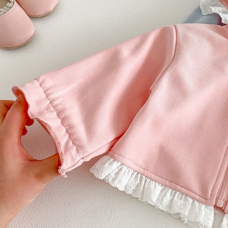 【BABY&KID】フード付きレースセットアップSK104314