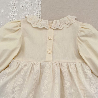 【BABY&KID】レース刺繍ロンパース、ワンピースSK107914