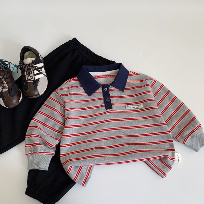 【BABY&KID】英字ロゴPOLOシャツSK100517