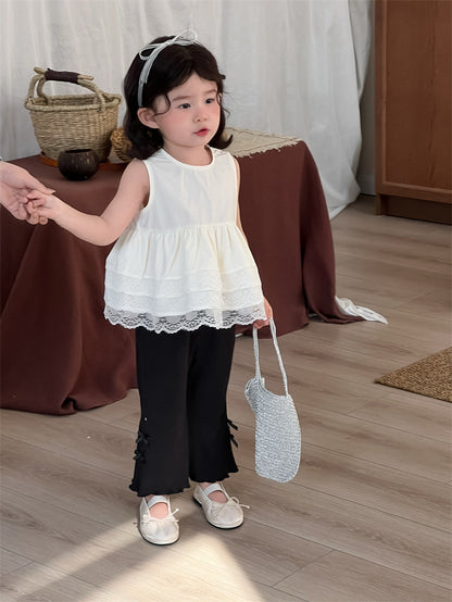 【BABY&KID】夏新作 レイヤードノースリーブトップスSK081533