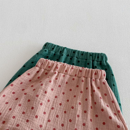 【BABY&KID】夏新作シンプルドットセットアップSK104620